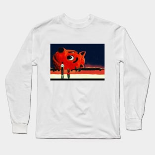 The end of Cool Cat Evangelion Long Sleeve T-Shirt